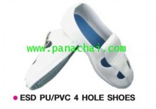 ESD PU/PVC 4 HOLE SHOES